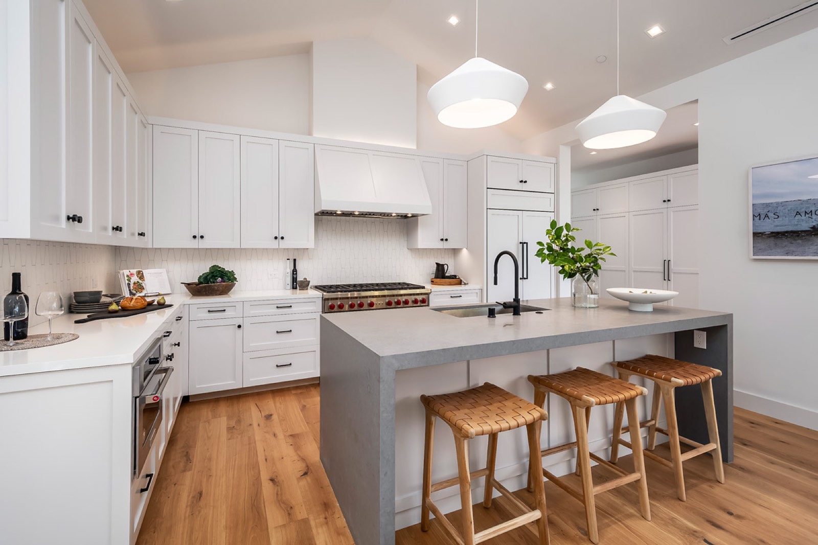 Whole-house renovation on Wolfe Canyon Road in Contra Costa County, finished interior