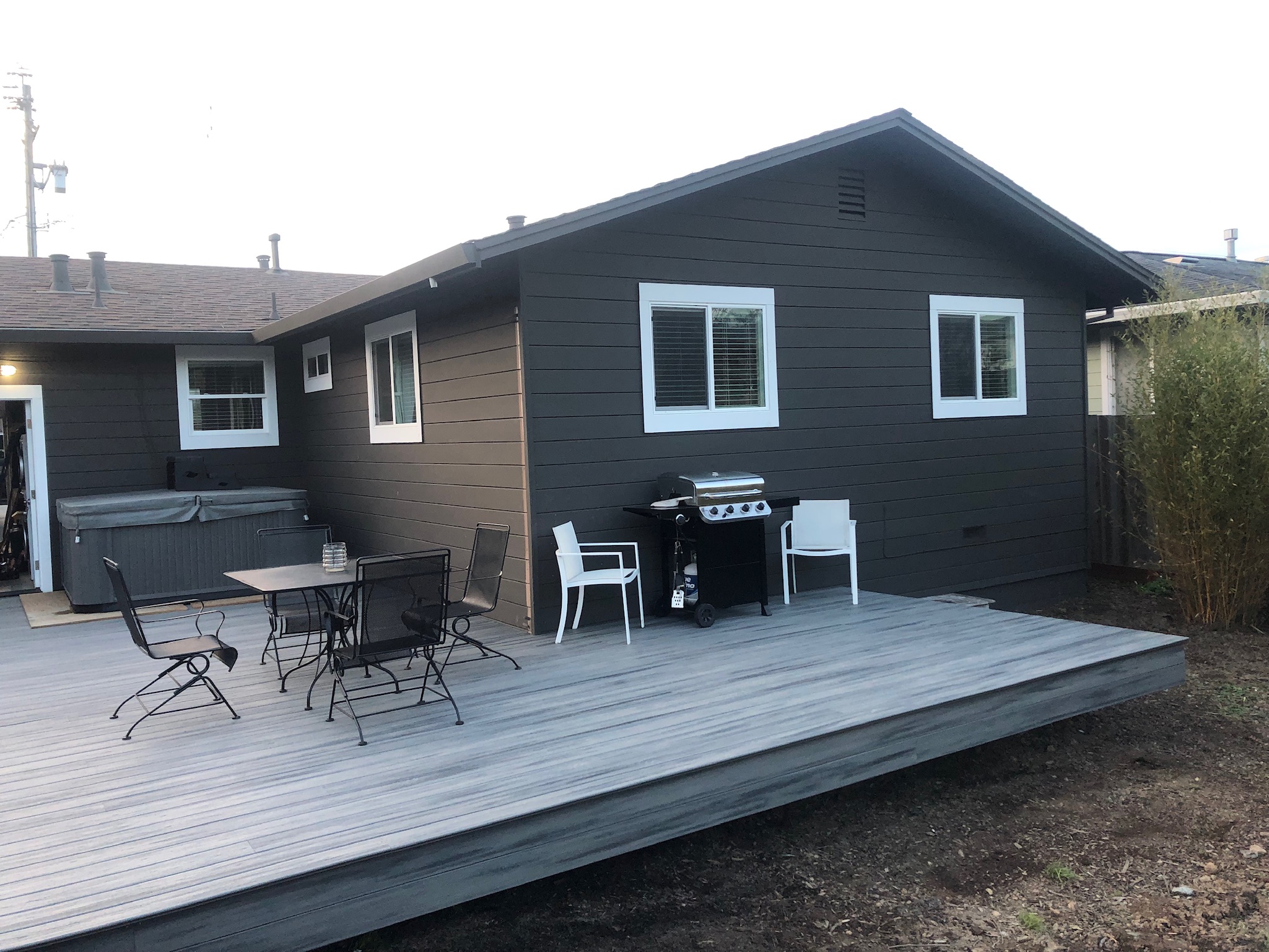 Backyard Deck & Exterior — Martinez, CA