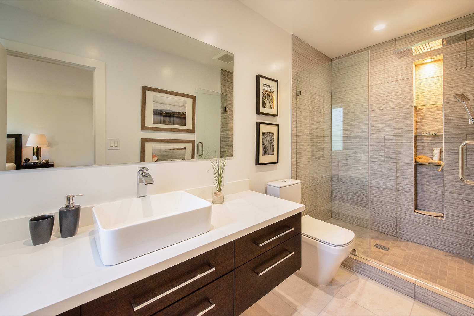 Kitchen-led renovation on Moraga Street, San Francisco, showing finished cabinetry and surfaces
